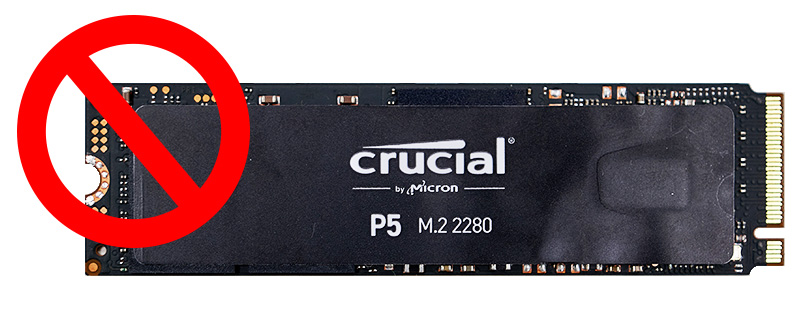 crucial P5 Front nosupport