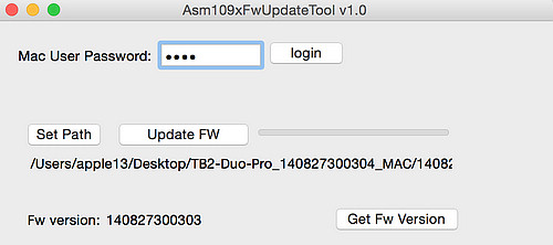 tb2 duo pro mac fw 07